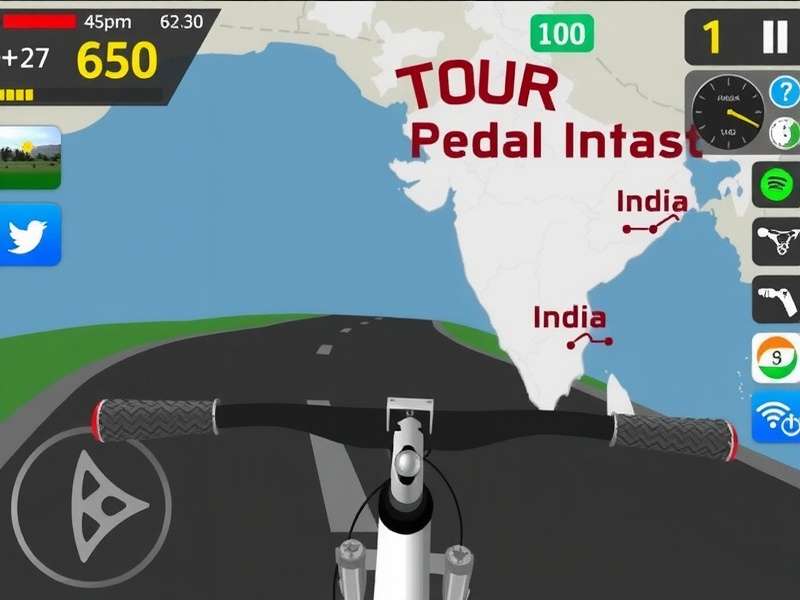 Tour De Pedal Master gameplay screenshot